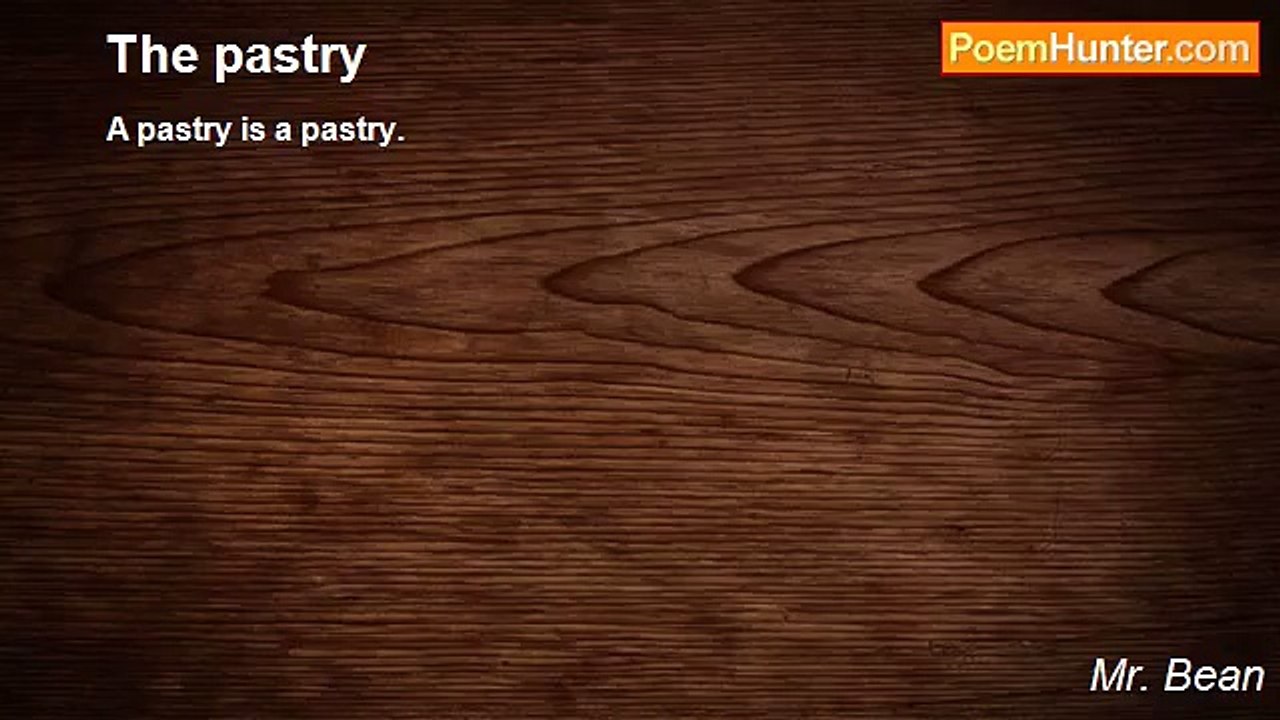 Mr. Bean - The pastry