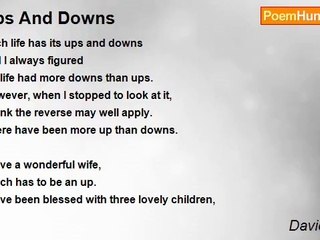 David Harris - Ups And Downs