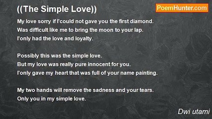 Dwi utami - ((The Simple Love))