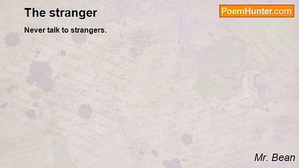 Mr. Bean - The stranger