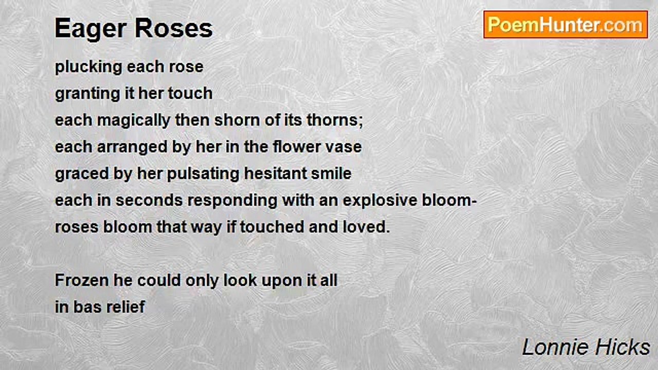 Lonnie Hicks - Eager Roses