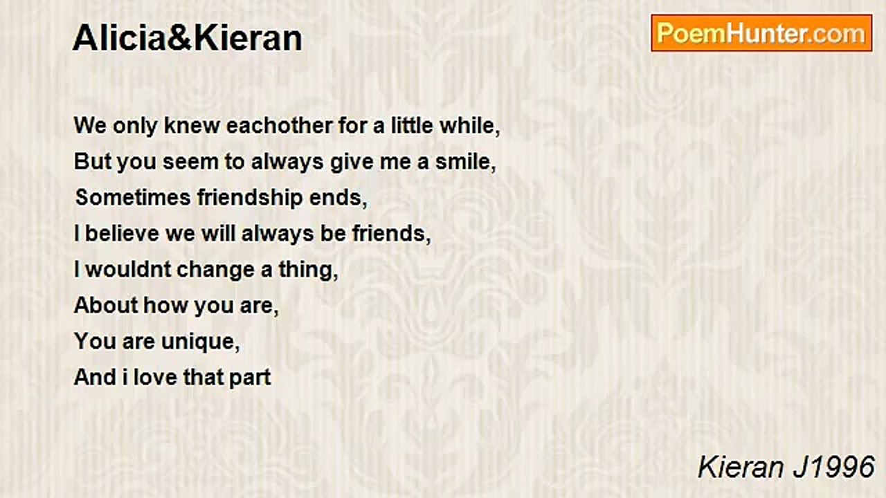 Kieran J1996 - Alicia&Kieran