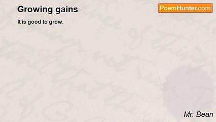 Mr. Bean - Growing gains