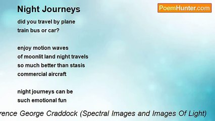 Terence George Craddock (Spectral Images and Images Of Light) - Night Journeys