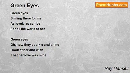 Ray Hansell - Green Eyes