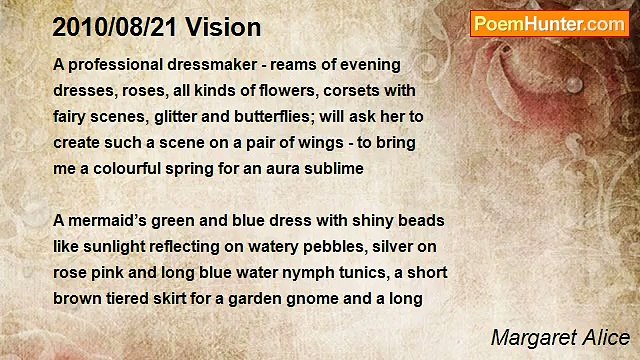 Margaret Alice - 2010/08/21 Vision