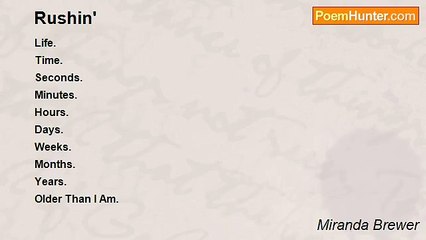 Miranda Brewer - Rushin'