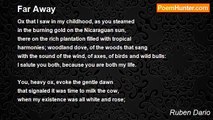 Ruben Dario - Far Away