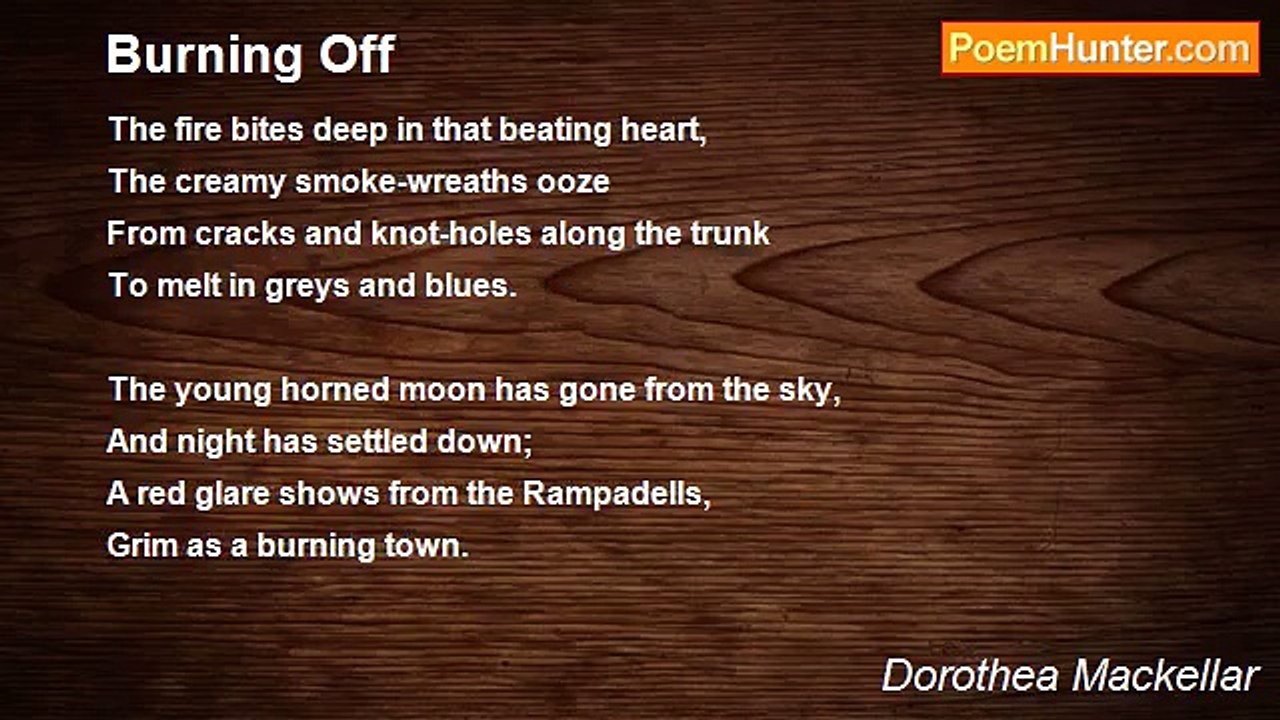 Dorothea Mackellar - Burning Off