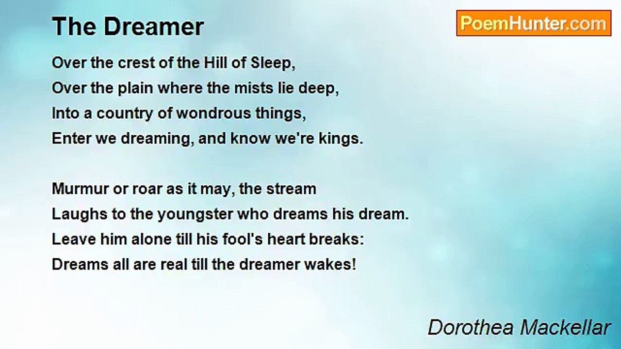 Dorothea Mackellar - The Dreamer