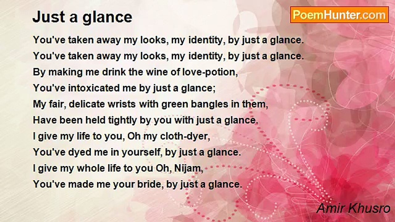 Amir Khusro - Just a glance