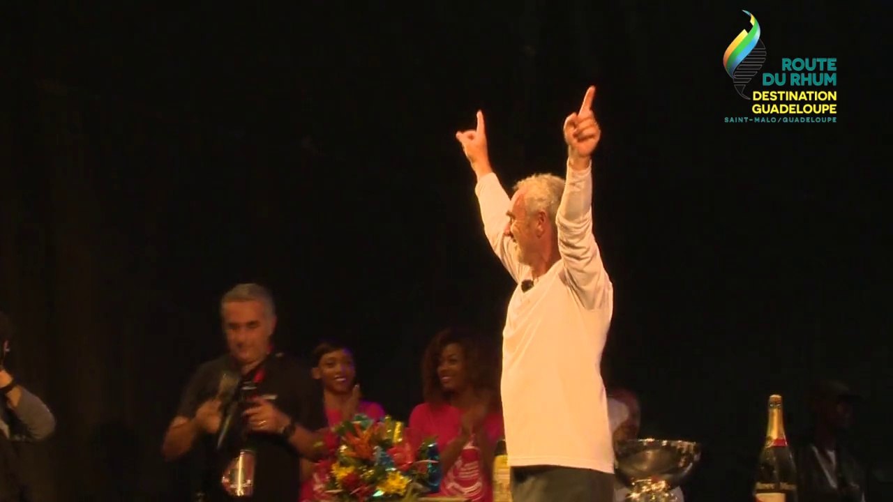 Loïck Peyron, vainqueur de la Route du rhum