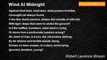 Robert Laurence Binyon - Wind At Midnight