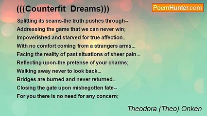 Theodora (Theo) Onken - (((Counterfit  Dreams)))