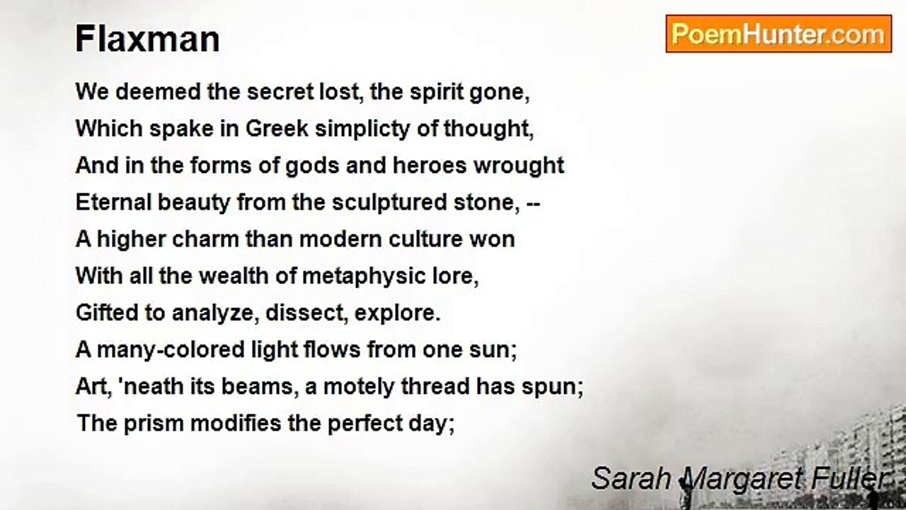 Sarah Margaret Fuller - Flaxman