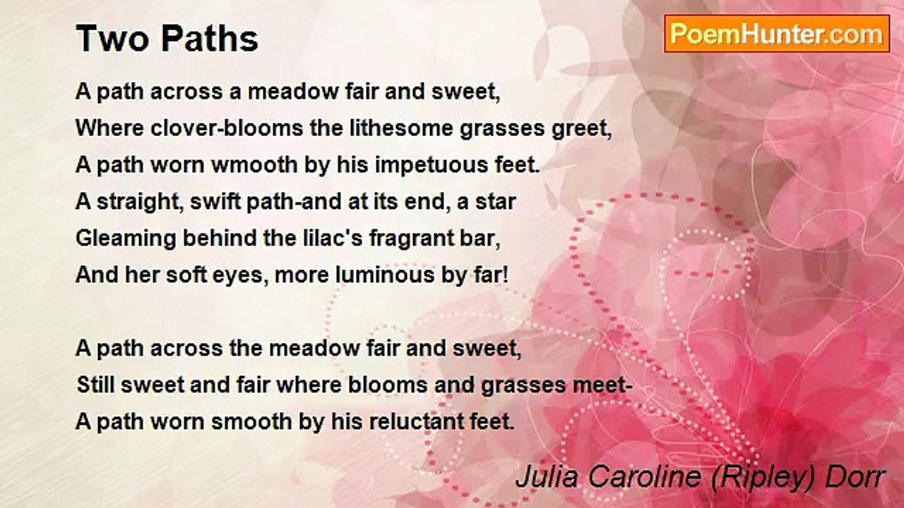 Julia Caroline (Ripley) Dorr - Two Paths