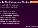 Anna Laetitia Barbauld - Joy To The Followers of The Lord
