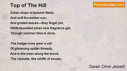 Sarah Orne Jewett - Top of The Hill