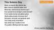 Anna Laetitia Barbauld - This Solemn Day