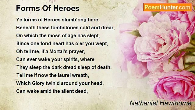 Nathaniel Hawthorne - Forms Of Heroes
