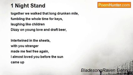 BladesongRaven Gehrig - 1 Night Stand