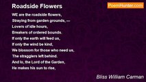 Bliss William Carman - Roadside Flowers