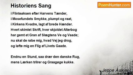 Jeppe Aakjaer - Historiens Sang