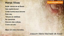 Joaquim Maria Machado de Assis - Horas Vivas