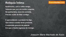 Joaquim Maria Machado de Assis - Relíquia Íntima