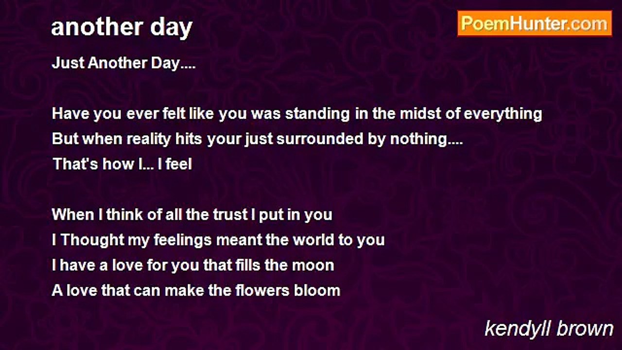 kendyll brown - another day