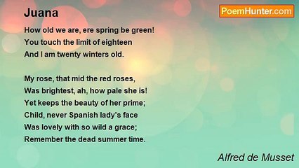 Alfred de Musset - Juana