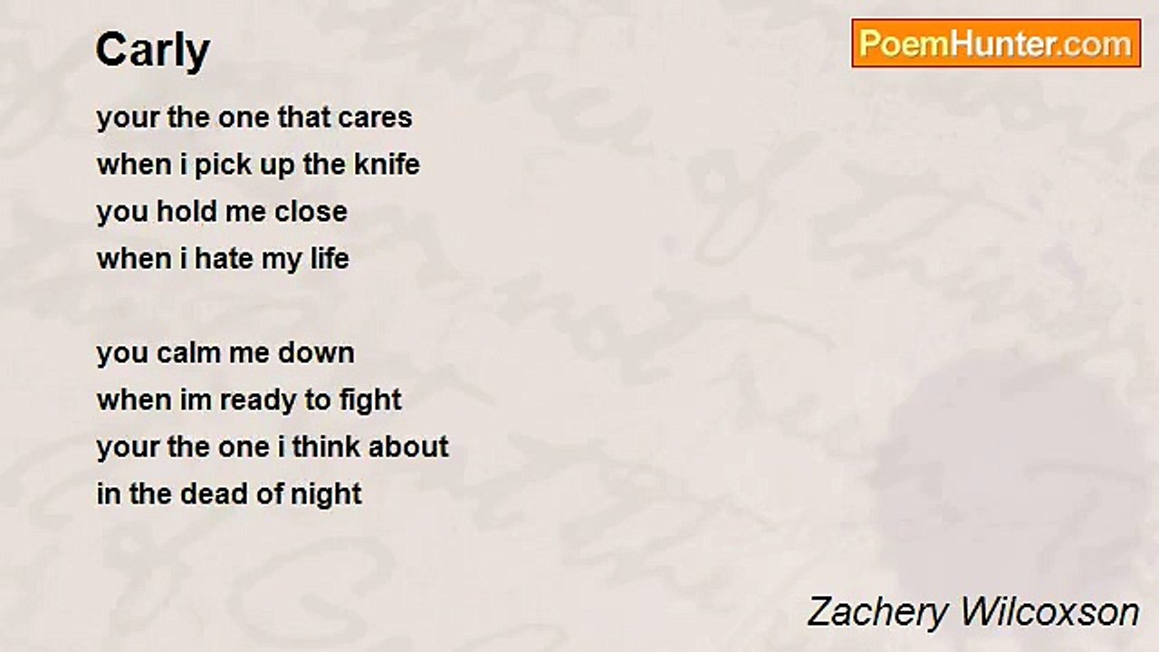 Zachery Wilcoxson - Carly