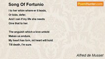 Alfred de Musset - Song Of Fortunio