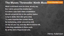 Henry Adamson - The Muses Threnodie: Ninth Muse