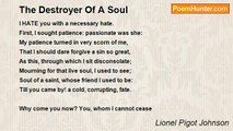 Lionel Pigot Johnson - The Destroyer Of A Soul