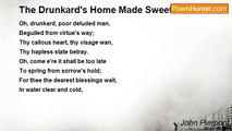 John Pierpont - The Drunkard's Home Made Sweet