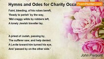 John Pierpont - Hymns and Odes for Charity Occasions V