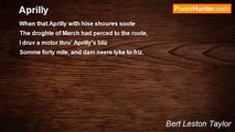 Bert Leston Taylor - Aprilly