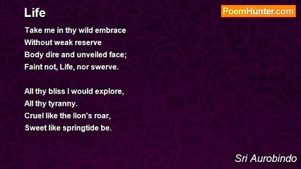 Sri Aurobindo - Life