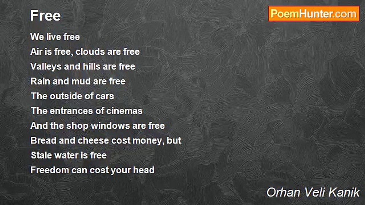 Orhan Veli Kanik - Free
