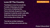 Robert Bloomfield - Love Of The Country