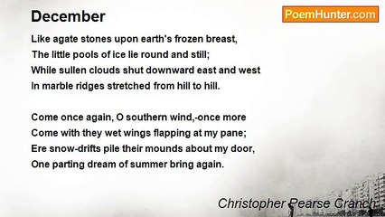 Reflective Poem by Christopher Pearse Cranch on Nature's Changing Seasons 🍂