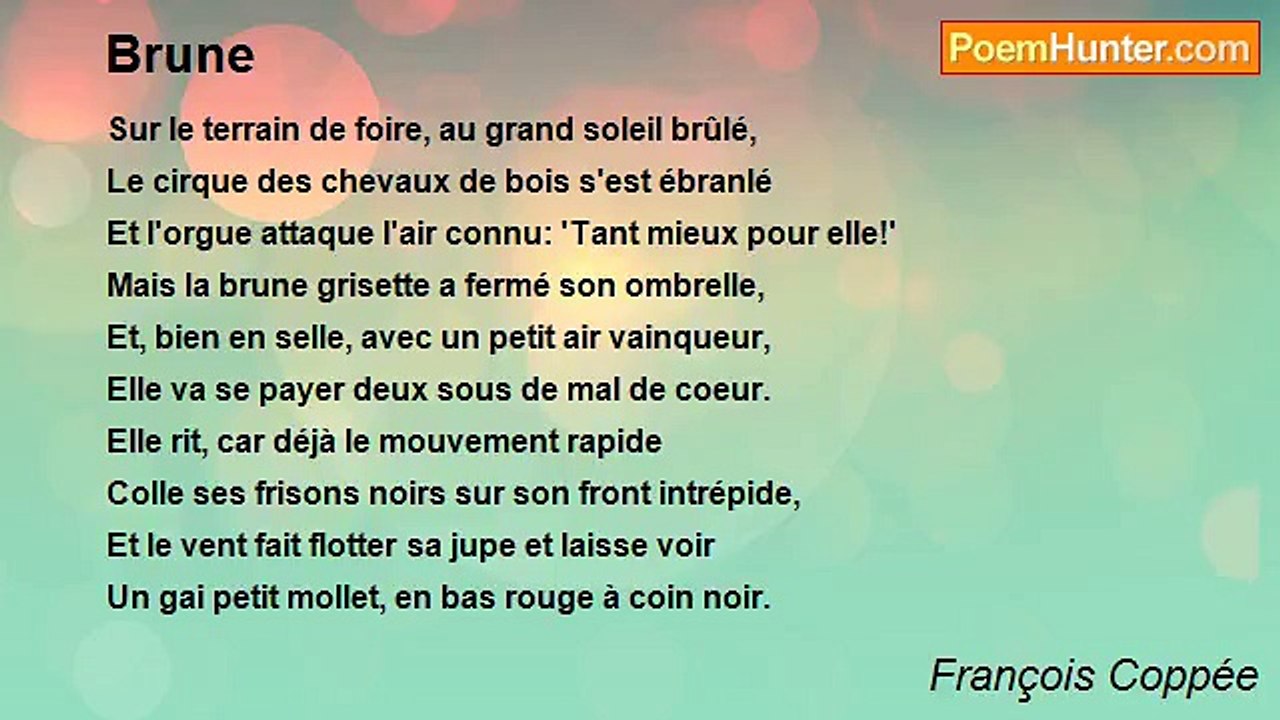 François Coppée - Brune