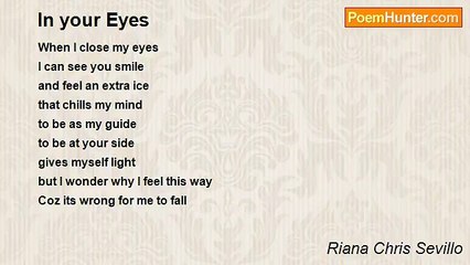 Riana Chris Sevillo - In your Eyes