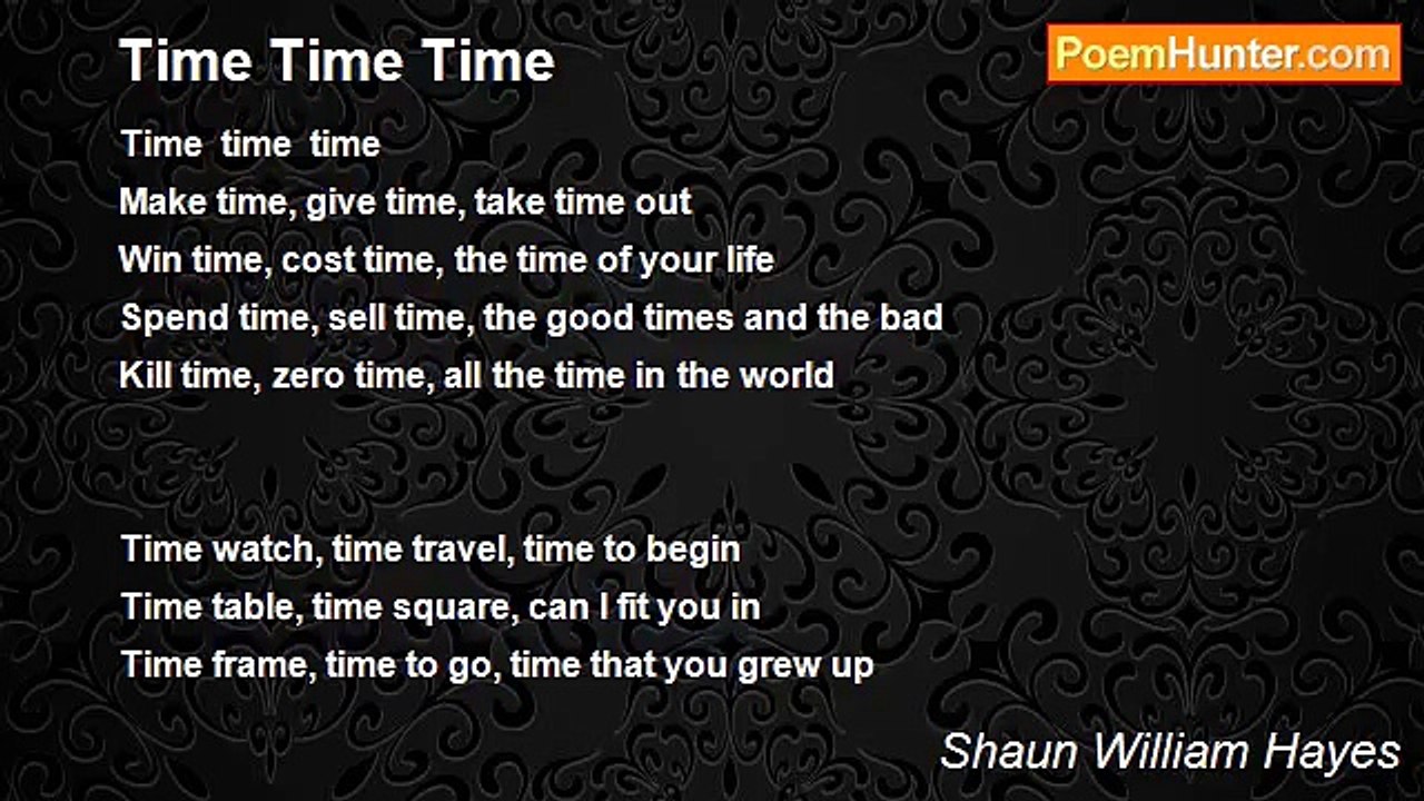 Shaun William Hayes - Time Time Time