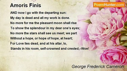 George Frederick Cameron - Amoris Finis
