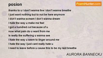 AURORA BANNECKJ - posion