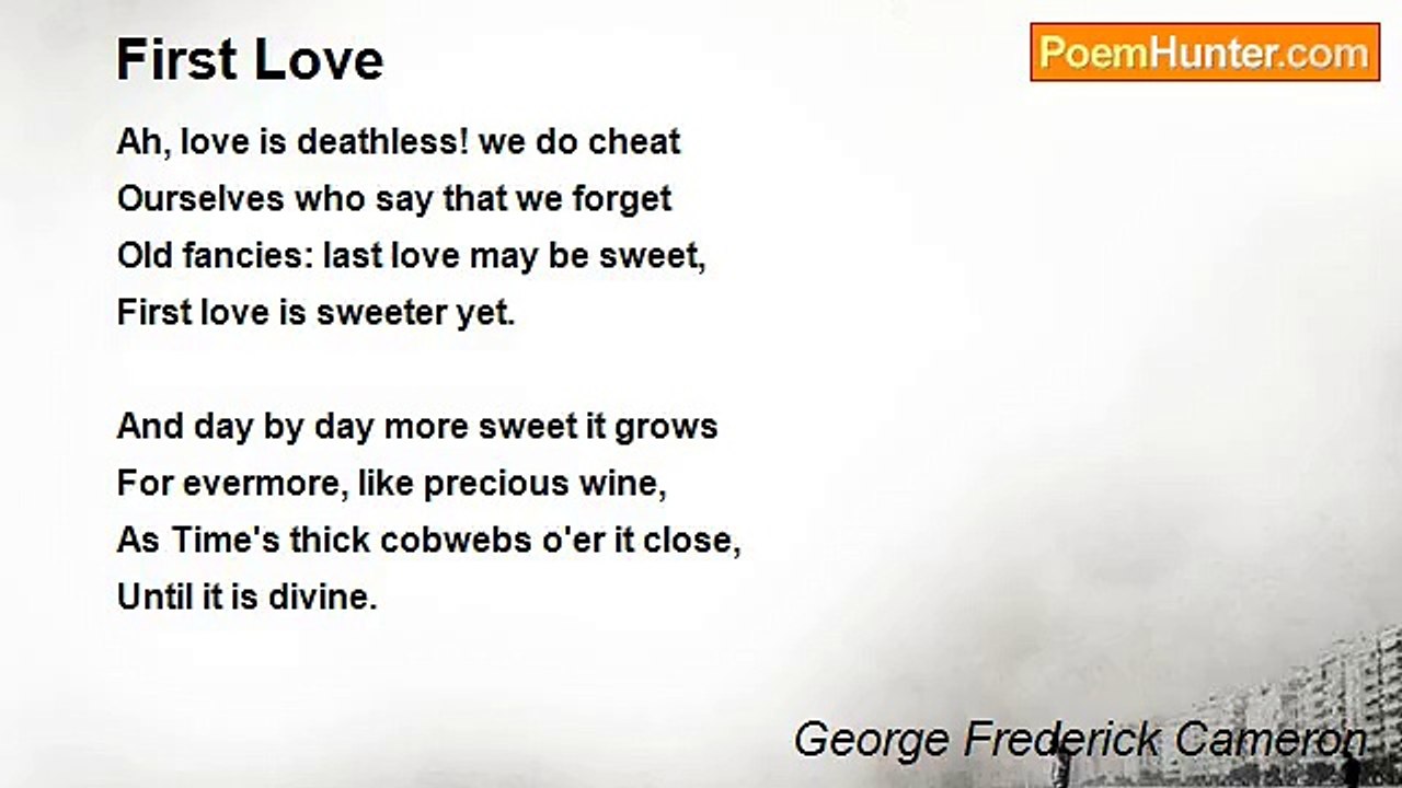 George Frederick Cameron - First Love