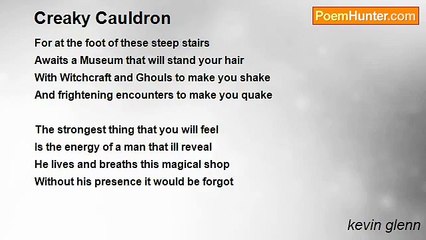 kevin glenn - Creaky Cauldron
