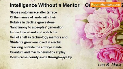 Lee B. Mack - Intelligence Without a Mentor    Original 10 03 22010